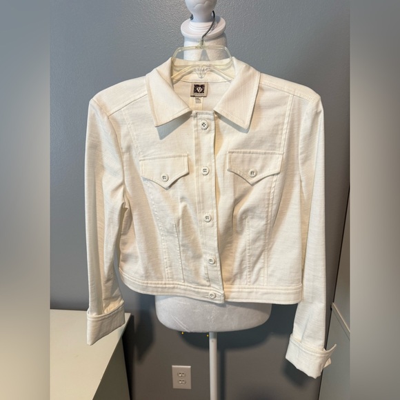Anne Klein Cream Jacket for Women size 8 - Picture 1 of 5